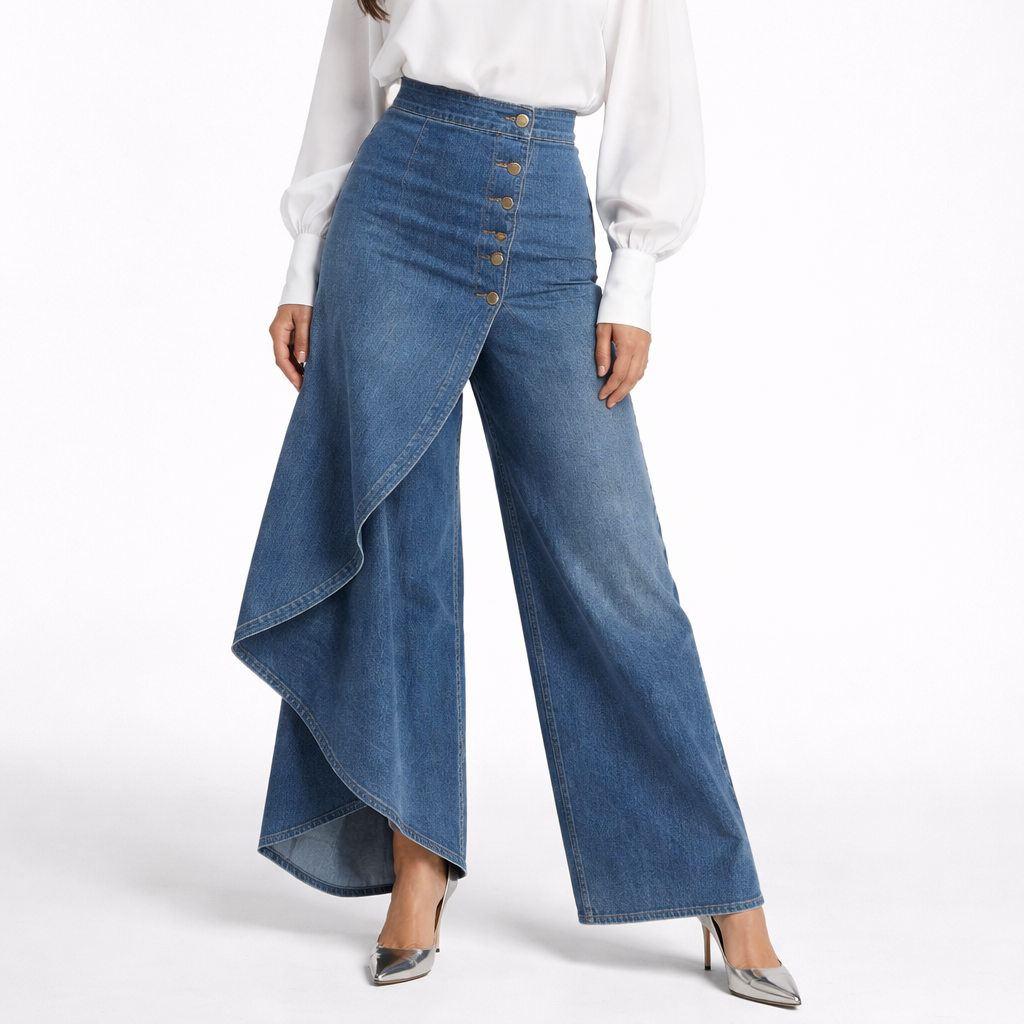 Vanessa | Pantalón vaquero con volante