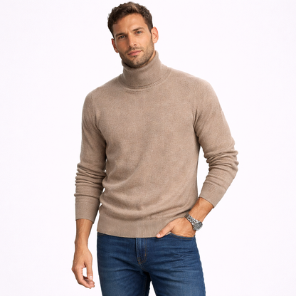 HUGO  - JERSEY CUELLO ALTO  DE CACHEMIRA