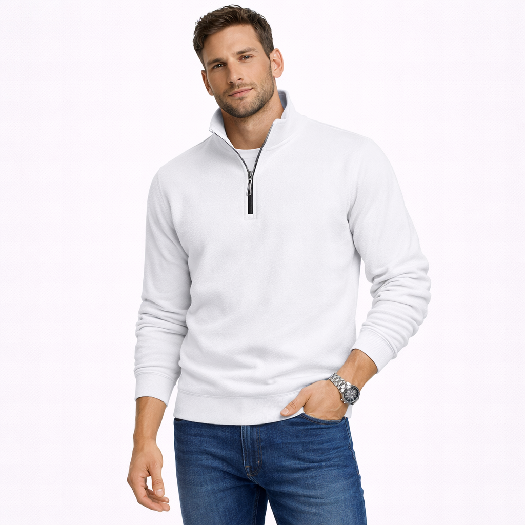 NICOLÁS - JERSEY VINTAGE CON CREMALLERA