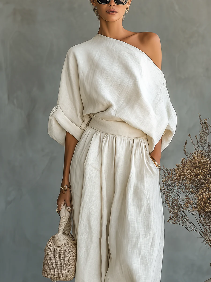 Gabriela · Conjunto Top y Pantalón Tapered