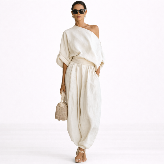 Gabriela · Conjunto Top y Pantalón Tapered